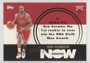 2007-08 Topps Generation Now Ben Gordon #GN8