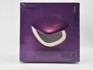fancii MILA Rechargeable Compact Mirror w/ Dimmable LED's Purple - Picture 1 of 6