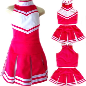Little Girls Kids Children/Cheerleader/Uniform/Costume Halloween Size 2-16 - Picture 1 of 8