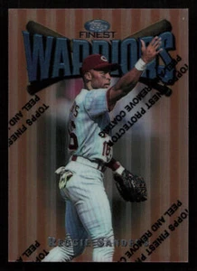 1997 Finest Reggie Sanders #14 Cincinnati Reds Baseball Card - Picture 1 of 2