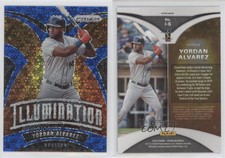 2020 Prizm Illumination Quick Pitch Blue Donut Circle Yordan Alvarez Rookie RC
