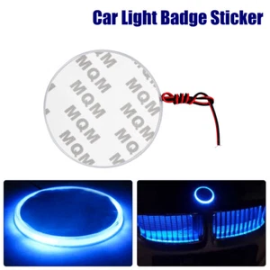 Für BMW 82mm 3er X3 X6 Auto Emblem LED Logo Abzeichen Hintergrund Licht Blau - Bild 1 von 8
