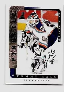 AUTÓGRAFO TOMMY SALO 1996-07 PINNACLE BE A PLAYER CERTIFICADO - Imagen 1 de 1
