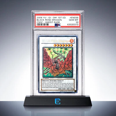 For Display - PSA 10 Black Rose Dragon | Yugioh CSOC-EN039 Ghost Rare 1st Ed. - Image 1 of 4