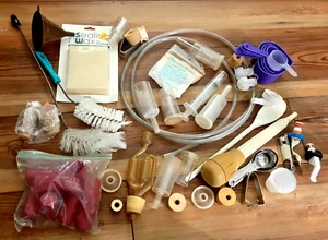 Lot Misc Beer Wine Making Stuff - As Is - Picture 1 of 1