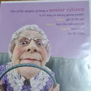 Senior Citizen multiuse greeting card GC3 - Picture 1 of 2