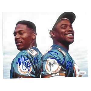 Mark Brothers Duper & Clayton Miami Dolphins NFL 8x10 Signed Autograph Photo JSA - Picture 1 of 2