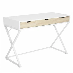 Schreibtisch Computertisch Arbeitstisch Bürotisch PC Tisch Stahl 110x50x75cm - Bild 1 von 8