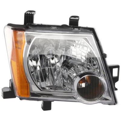 Se adapta a 05-08 NS XTERRA CONJUNTO DE FAROS COMBINACIÓN HALÓGENOS CON BISEL CROMADO 09-15 N R Foto 1 de 2