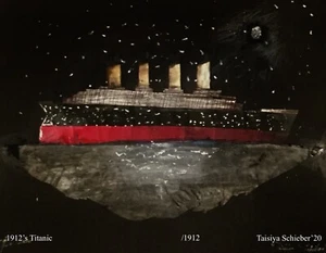 1912's TITANIC by Taisiya Schieber'20 PRINT 8" x 10" - Picture 1 of 2