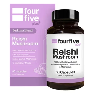 Fourfive Reishi Mushroom Bedtime Blend 60 Capsules rrp £22 - Picture 1 of 4