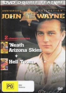JOHN WAYNE - DOUBLE FEATURE - 'NEATH ARIZONA SKIES + HELL TOWN - DVD - Picture 1 of 1