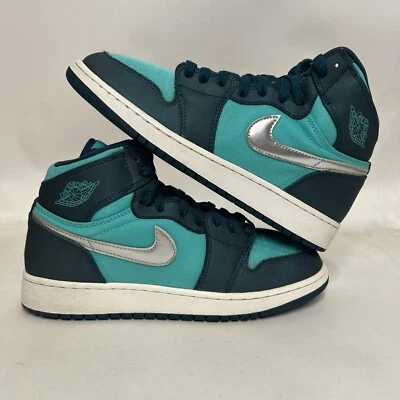 Nike Air Jordan 1 Retro Alto GG "Hyper Jade" 332148-318 7.5Y/Mujer 9 Usado Foto 1 de 4