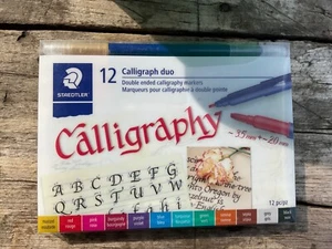 Staedtler Calligraphy Double ended Markers - 12 ct - Picture 1 of 1