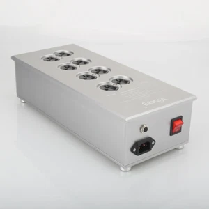 Planta de filtro de energía Viborg HiFi enchufe de EE. UU. 8 vías acondicionador de energía de CA audiófilo - Imagen 1 de 10