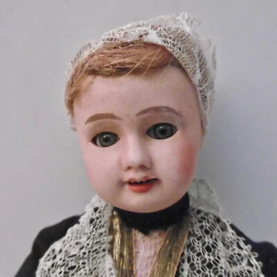 POUPÉE ANCIENNE TÊTE BISCUIT UNIS FRANCE SFBJ MOULE 60 - BOULOGNE S/MER - 26 cm - Photo 1/4