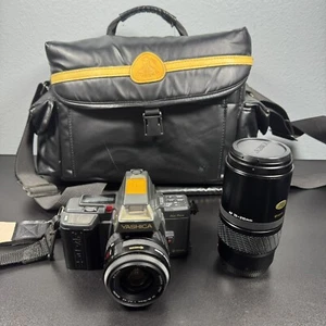 Yashica 230AF Super 35mm SLR Film Camera, AF 70-210mm & AF 35-70mm Lens Kyocera - Picture 1 of 20