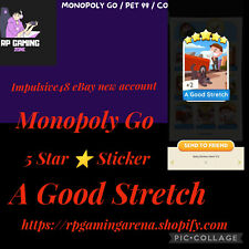 Monopoly Go 5 Star Sticker A Good Stretch