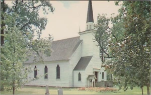 Mohawk Chapel Brantford Ontario Canada Vintage Postcard - Lithograph - Picture 1 of 2