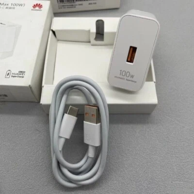 Origina Huawei 100W USB-C Super Fast Charger For Huawei Mate50/40 P50 Mate X2 XS - Image 1 of 3