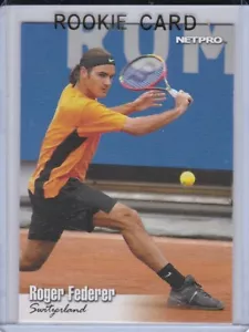 Roger Federer Rookie Card Tennis 2003 NET PRO RARE $$ RC Grand Slam Champion - Bild 1 von 2