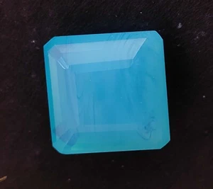 70,25 ct Asscher blauer Opal Welo australischer unbehandelt wunderschöner zertifizierter Edelstein - Bild 1 von 9