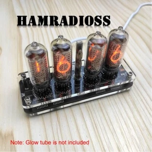 IN-8 4 cifre Nixie Tube Clock orologio da scrivania creativo innovativo arredamento casa ICY - Foto 1 di 26