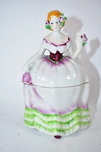 Antique - 1950s - Dresser/Powder/ Trinket Doll - TRICO- Japan - Hand Painted - Imagen 1 de 11