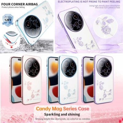 For Xiaomi 15 Ultra, Luxury Bling Glitter Clear Soft TPU Silicon Case Cover - Image 1 of 4