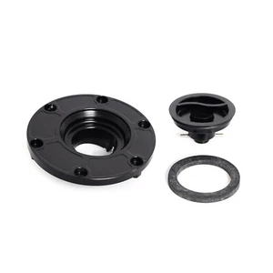 CNC Schwarz Keyless Tankdeckel Schutz Für Aprilia RS250 RSV1000 Tuono Shiver 750 - Picture 1 of 4