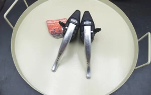 CAMPAGNOLO AVANTI CARBON ergopower 3x8speed shifting brake levers NICE!! - Picture 1 of 9