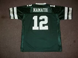 JOE NAMATH Unsigned Custom New York Sewn Green Football Jersey Sizes S-3XL - Picture 1 of 2