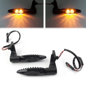 Smoke Amber LED Rear Turning Signal Blinker Light for BMW F800 GS/R/S S100R HP4 - Picture 1 of 6
