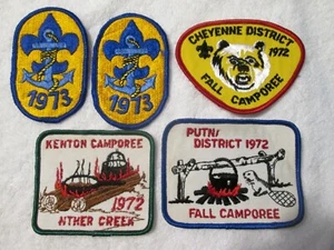 Vintage Boy Scout Patch Lot Cheyenne Kenton Camporee  - Picture 1 of 3