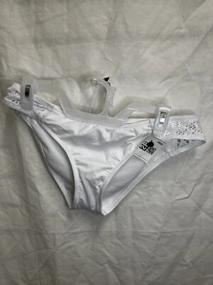 Mossino Blanco Encaje Bikini Baño Parte Inferior Grande  Foto 1 de 2