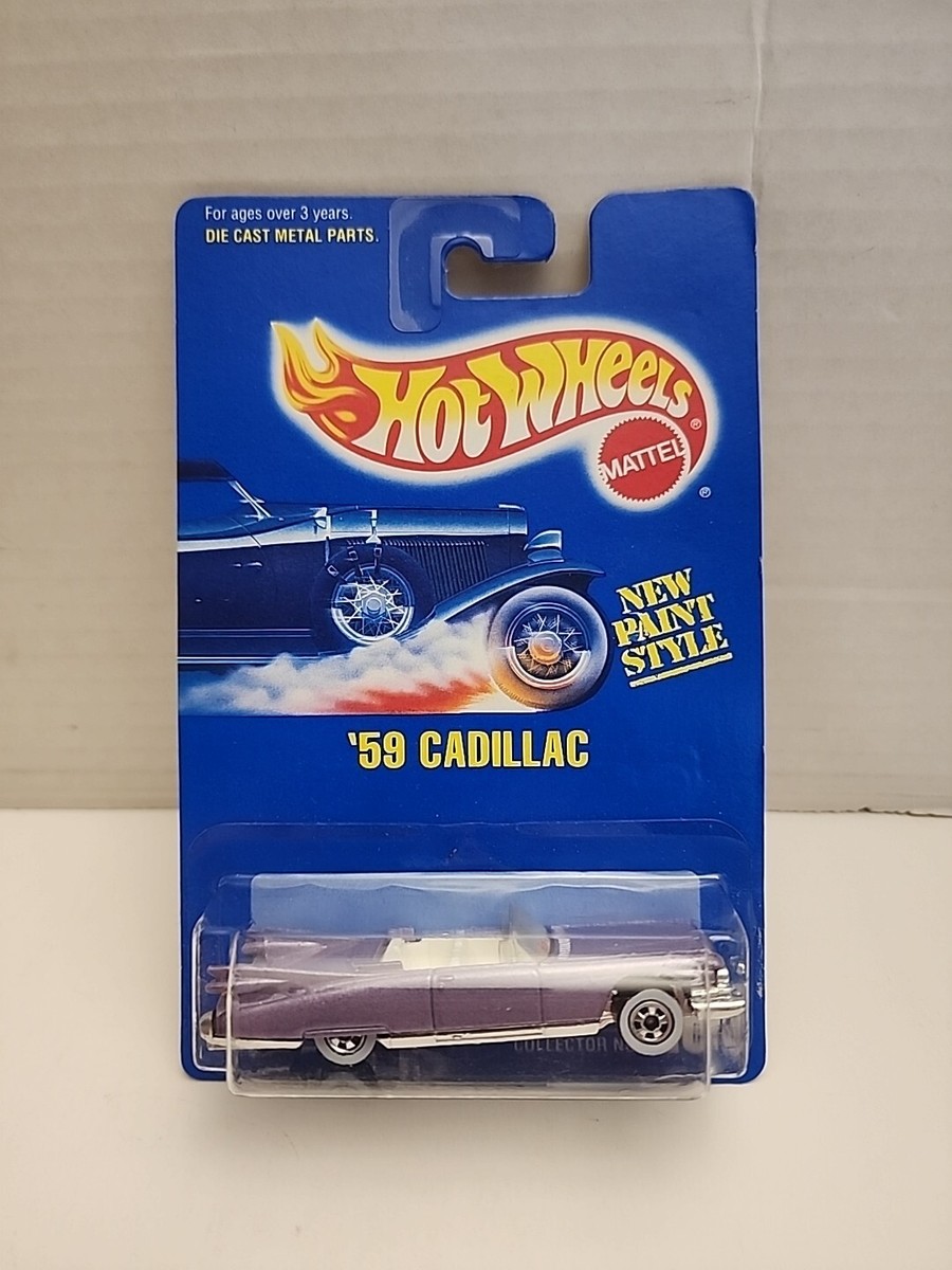 Hot Wheels 59 Cadillac Collector's No. 266 New Paint Style Low
