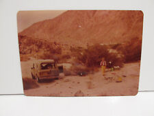 1980 VINTAGE FOUND PHOTOGRAPH COLOR PHOTO INTERNATIONAL SCOUT CAMPING CA DESERT