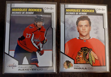 2020-21 UD - O-Pee-Chee Update Marquee Rookies Alexeyev (#639) and Regula (#635)