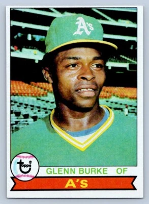 Glenn Burke 1979 Topps #163 1st Openly Gay Baseball Player Invented High Five - Image 1 of 2