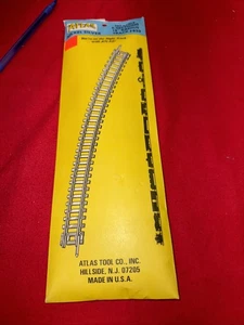 Atlas Neusilber 18" Radius Gleis 6 Abschnitte HO Scale, #833, NEU - Bild 1 von 2
