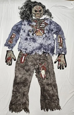 3-D ZOMBIE/WALKING DEAD HALLOWEEN COSTUME  (Adult MEDIUM Size) - Image 1 of 2