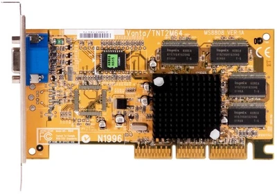 MSI Nvidia Riva TNT2 M64 32MB MS8808 Vanta / TNT2M64 AGP - Image 1 of 2