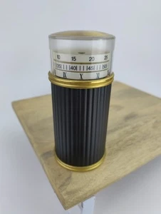 Vintage Cylinder Clock Canister Rotating Drum Young Town 12888 Quartz Desk Table - Picture 1 of 12