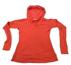 Columbia Langarmshirt mit Kapuze und Fronttasche Größe Small Damen weichkoralle - Bild 1 von 11