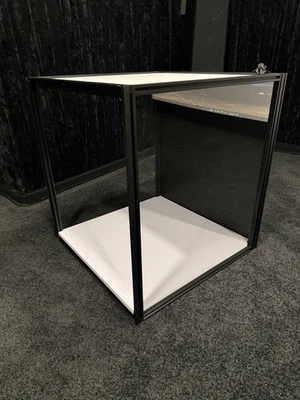 Moducase DF60 Display Case- IN HAND, READY TO SHIP. White Base; LED Strip. L@@K! - Image 1 of 4