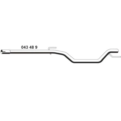 ERNST 043489 Tubo de escape para OPEL Vectra C Caravan (Z02) Signum CC (Z03) - Imagen 1 de 4