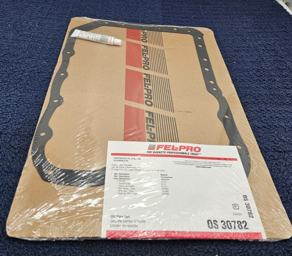 Junta de cárter de aceite Fel-Pro OS 30782 para Dodge Journey Jeep Patriot Compass Kia Foto 1 de 4
