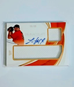 Immaculate Collection Double Luis Ortiz 2019 parche de novato automático - Imagen 1 de 2