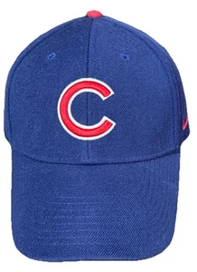 New NIKE True Chicago Cubs Adjustable Baseball Hat Blue Snapback 2011 Red "C" - Picture 1 of 3