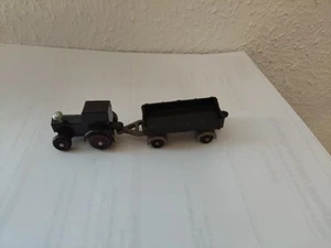 IGES 1/87 Nr. 905 IFA Pionier Traktor mit Anhänger Pritsche Schwarz DDR Iges - Bild 1 von 5